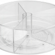 Organiser with 5 sections, RPET TURNTABLE, Ø 29,2 x H11,4 cm, Transparent Organiser with 5 sections, RPET TURNTABLE, Ø 29,2 x H11,4 cm, Transparent