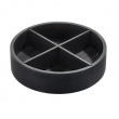 Turntable with dividers, THE HOME EDIT WOOD SERIES, Ø 30,5 cm, Onyx Turntable with dividers, THE HOME EDIT WOOD SERIES, Ø 30,5 cm, Onyx