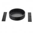 Turntable with dividers, THE HOME EDIT WOOD SERIES, Ø 30,5 cm, Onyx Turntable with dividers, THE HOME EDIT WOOD SERIES, Ø 30,5 cm, Onyx
