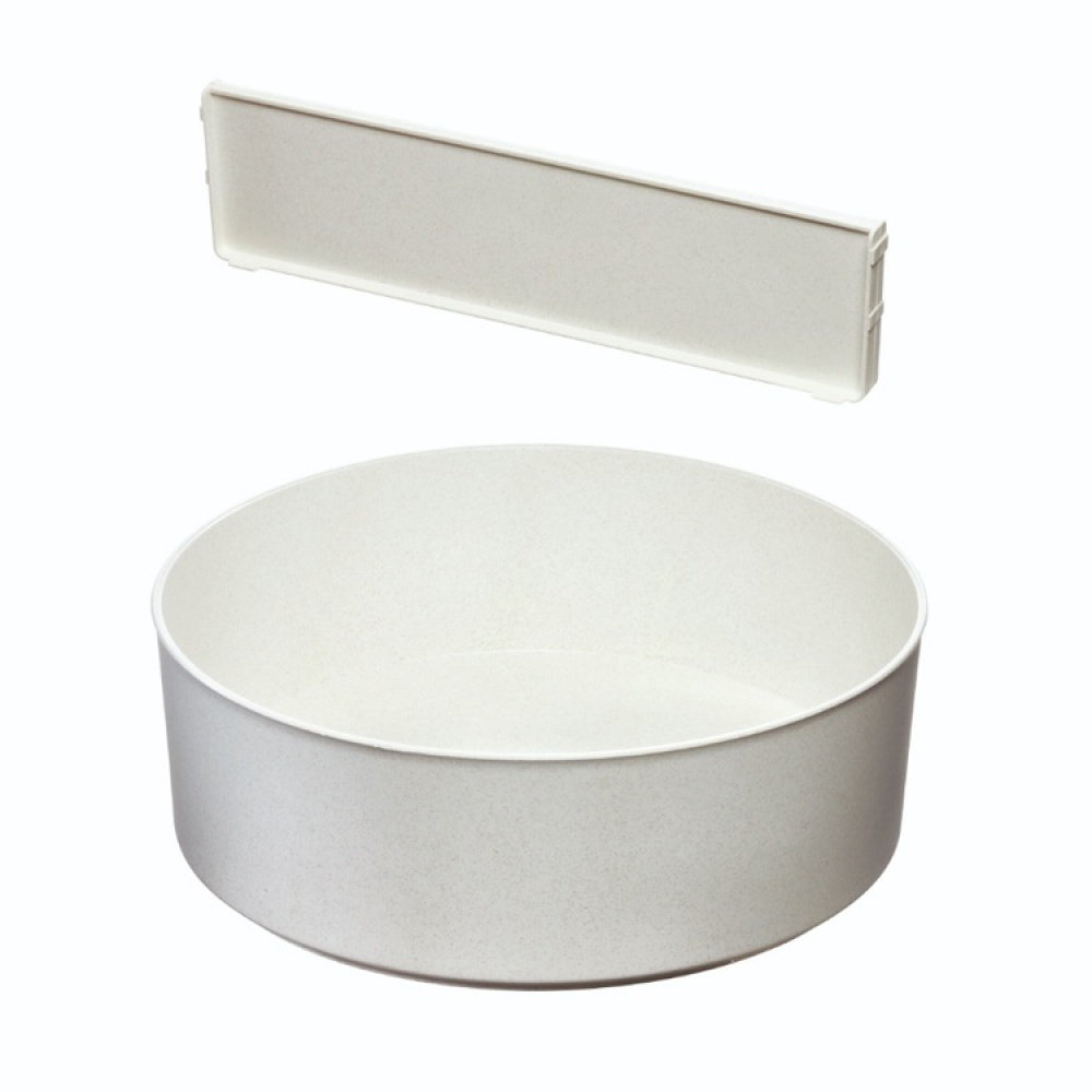 Turntable, PANSINO RPET DIVIDED SPINNER, High, Ø 25,4 cm, White in the group Storage / Kitchen storage / Kitchen cabinet organizers / Spice racks at SmartaSaker.se (42742)