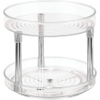 Revolving Spice Rack, 2 Tiers, LAZY SUSAN, Ø 23 cm, Transparent Revolving Spice Rack, 2 Tiers, LAZY SUSAN, Ø 23 cm, Transparent