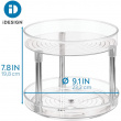 Revolving Spice Rack, 2 Tiers, LAZY SUSAN, Ø 23 cm, Transparent Revolving Spice Rack, 2 Tiers, LAZY SUSAN, Ø 23 cm, Transparent