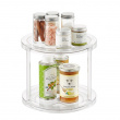 Lazy Susan, 2 Tier, THE HOME EDIT TURNTABLE Ø 24 x H 22,2 cm, Transparent Lazy Susan, 2 Tier, THE HOME EDIT TURNTABLE Ø 24 x H 22,2 cm, Transparent