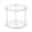 Lazy Susan, 2 Tier, THE HOME EDIT TURNTABLE Ø 24 x H 22,2 cm, Transparent Lazy Susan, 2 Tier, THE HOME EDIT TURNTABLE Ø 24 x H 22,2 cm, Transparent