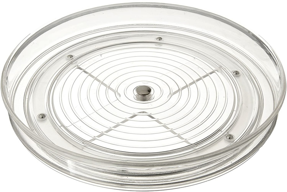 Kitchen Organiser, Small, RPET TURNTABLE, Low, Ø 23 cm, Transparent in the group Storage / Kitchen storage / Kitchen cabinet organizers / Spice racks at SmartaSaker.se (42750)
