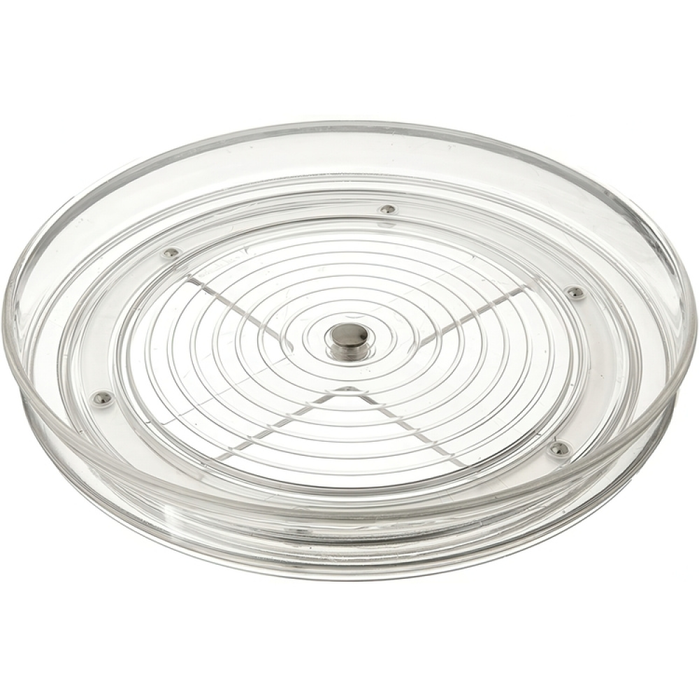 Kitchen Organiser, Small, RPET TURNTABLE, Low, Ø 23 cm, Transparent in the group Storage / Kitchen storage / Kitchen cabinet organizers / Spice racks at SmartaSaker.se (42750)