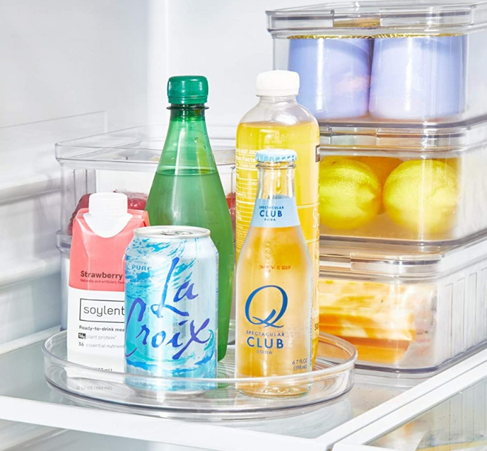 Kitchen Organiser, Small, RPET TURNTABLE, Low, Ø 23 cm, Transparent in the group Storage / Kitchen storage / Kitchen cabinet organizers / Spice racks at SmartaSaker.se (42750)