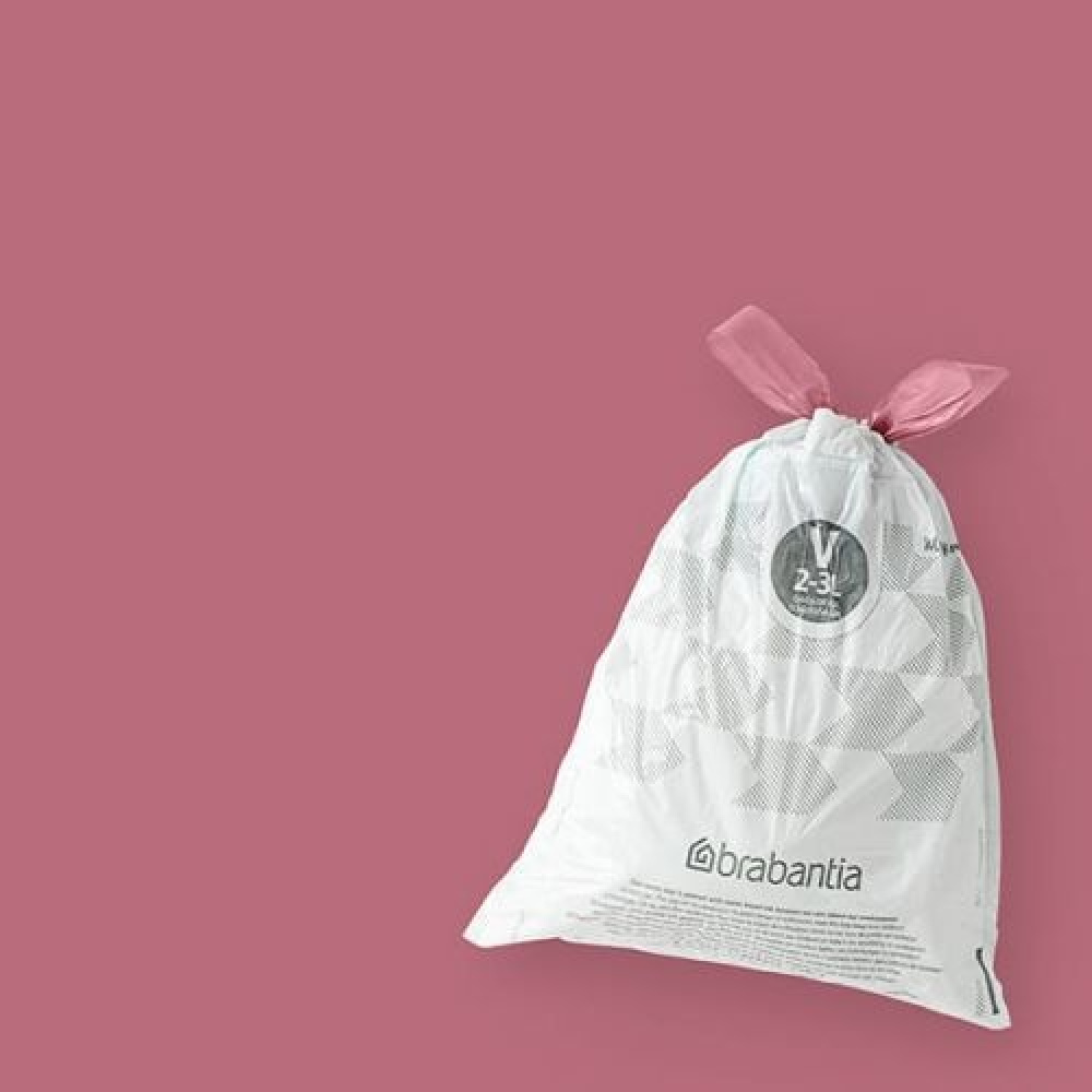 Caddy Liners, 2-3 L Set of 10, BRABANTIA BIN LINERS CODE V, White in the group Storage / Cleaning and waste sorting / Waste sorting at SmartaSaker.se (42767)