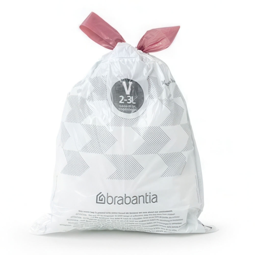 Caddy Liners, 2-3 L Set of 10, BRABANTIA BIN LINERS CODE V, White in the group Storage / Cleaning and waste sorting / Waste sorting at SmartaSaker.se (42767)