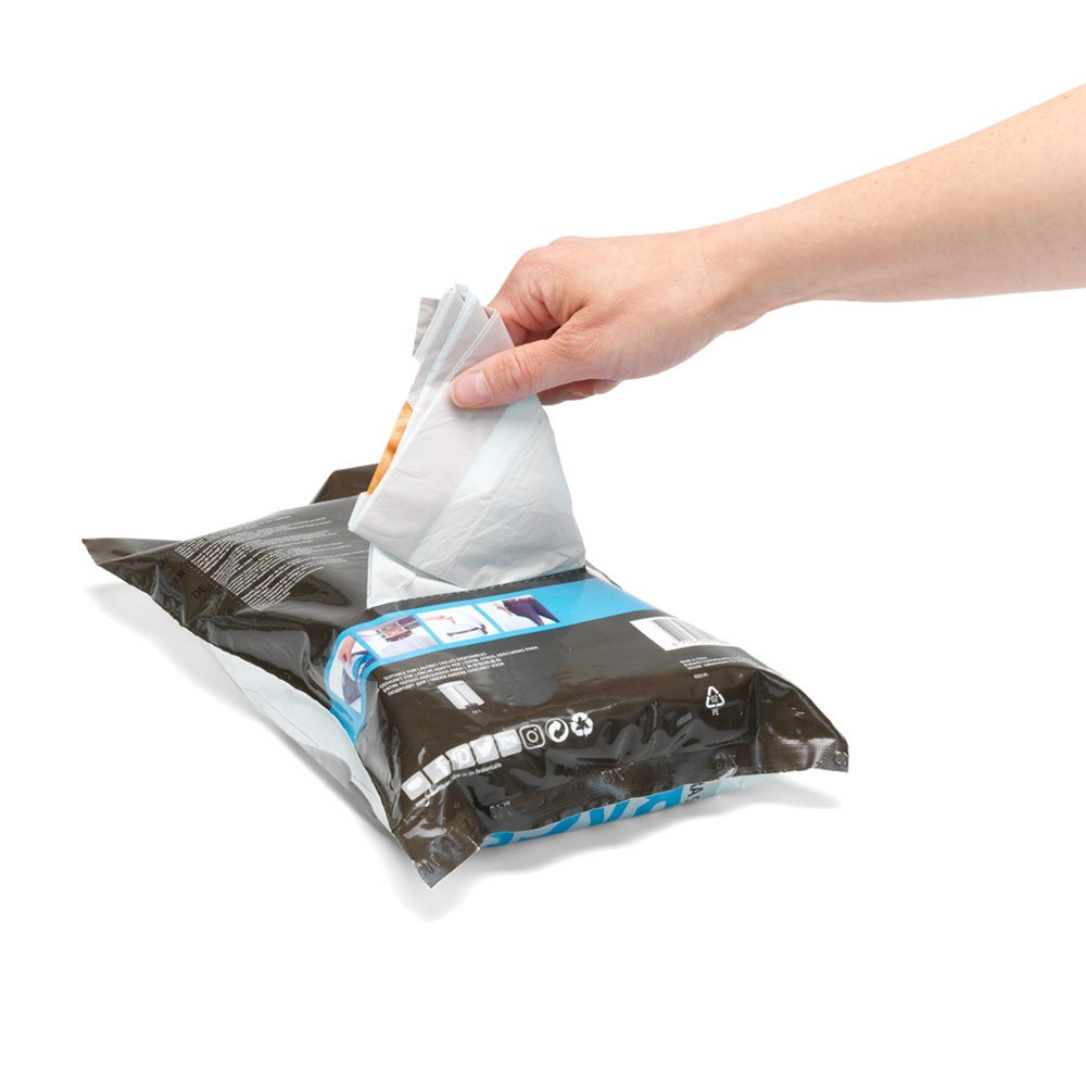 Caddy Liners, Extra strong, 20 -25 L Set of 40, BRABANTIA BIN LINERS CODE J, White in the group Storage / Cleaning and waste sorting / Waste sorting at SmartaSaker.se (42769)