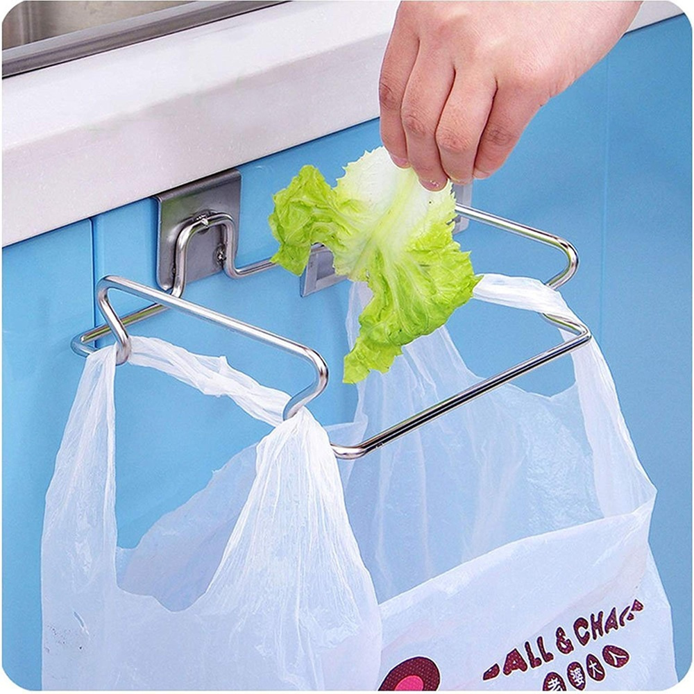 Over Cabinet Bag Holder, CLASSICO, Silver in the group Storage / Cleaning and waste sorting / Waste sorting at SmartaSaker.se (42772)
