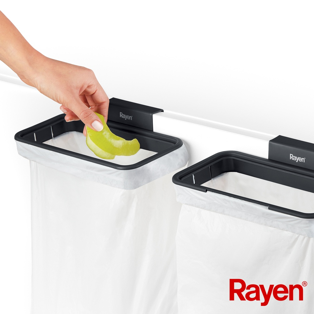 Over Cabinet Bag Holder, with lid, SOPORTE PARA BOLSAS, Dark Grey in the group Storage / Cleaning and waste sorting / Waste sorting at SmartaSaker.se (42773)