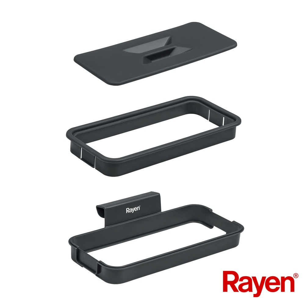 Over Cabinet Bag Holder, with lid, SOPORTE PARA BOLSAS, Dark Grey in the group Storage / Cleaning and waste sorting / Waste sorting at SmartaSaker.se (42773)