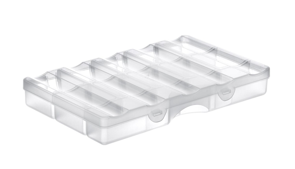 Box with lid, 12 Compartments, SMARTSTORE ORGANIZER SMALL, 25 x 16 x H4 cm, Clear in the group Storage / Storage boxes / Mini organizers / Boxes at SmartaSaker.se (42774)