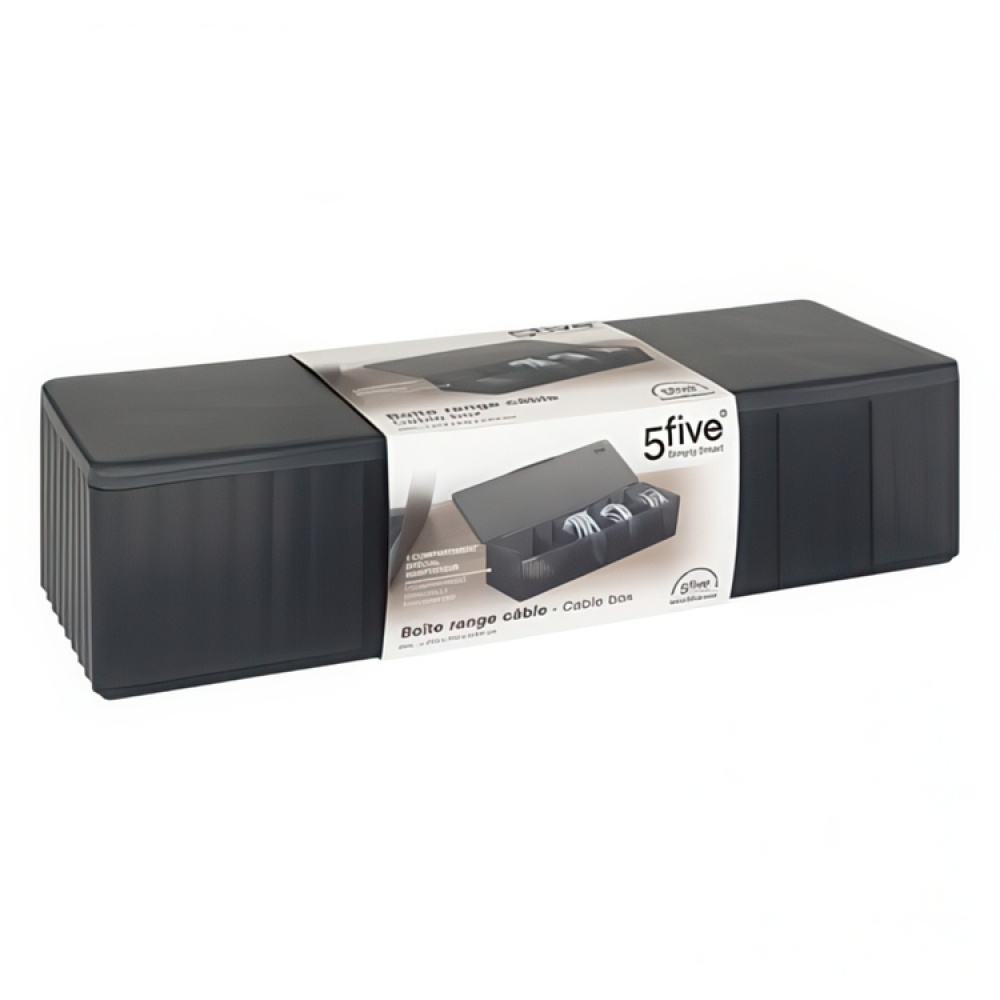 Box with lid, 7 Compartments, CORD STORAGE BOX, 27,5 x 10 x H 6,5 cm in the group Storage / Storage boxes at SmartaSaker.se (42777)