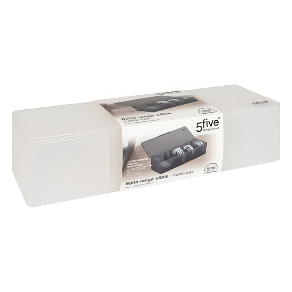 Box with lid, 7 Compartments, CORD STORAGE BOX, 27,5 x 10 x H 6,5 cm in the group Storage / Storage boxes at SmartaSaker.se (42777)