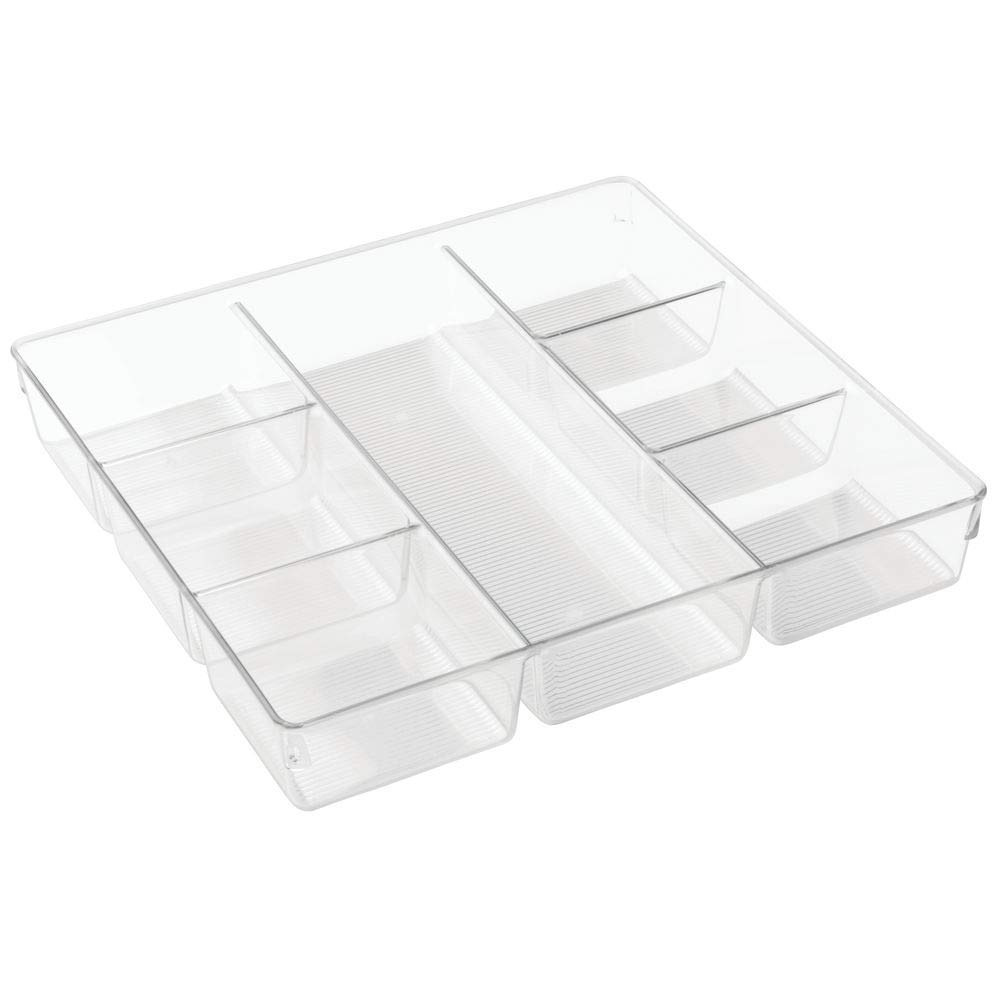 Organiser Tray, 7 SECTION, 34,3 x 33 x H 5,7 cm, Clear in the group Storage / Wardrobe storage / Sorting boxes at SmartaSaker.se (42778)