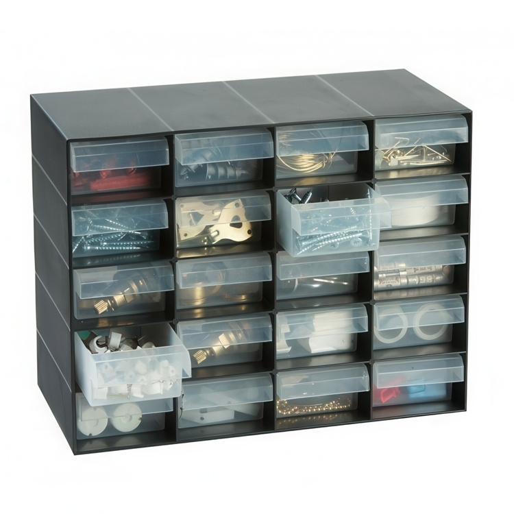 Cabinet with 20 drawers, MULTI DRAWER CABINET, 27 x 13 x H 21 cm, Garland in the group Storage / Storage room and garage at SmartaSaker.se (42784)