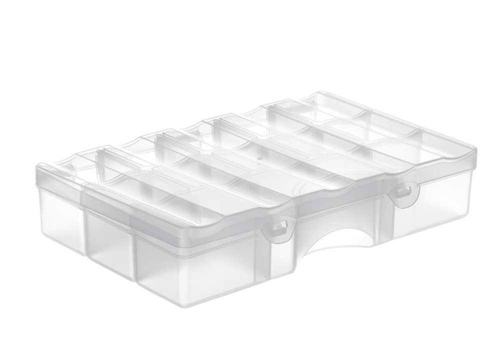 Box with lid, 13 Compartments, SMARTSTORE ORGANIZER MEDIUM, 29 x 19 x H6 cm in the group Storage / Storage boxes / Mini organizers / Boxes at SmartaSaker.se (42790)