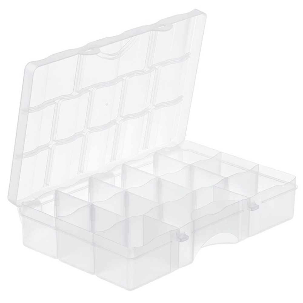 Box with lid, 13 Compartments, SMARTSTORE ORGANIZER MEDIUM, 29 x 19 x H6 cm in the group Storage / Storage boxes / Mini organizers / Boxes at SmartaSaker.se (42790)