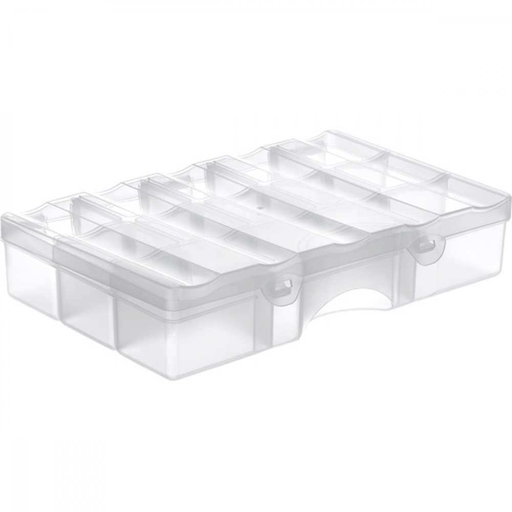 Box with lid, 13 Compartments, SMARTSTORE ORGANIZER MEDIUM, 29 x 19 x H6 cm in the group Storage / Storage boxes / Mini organizers / Boxes at SmartaSaker.se (42790)