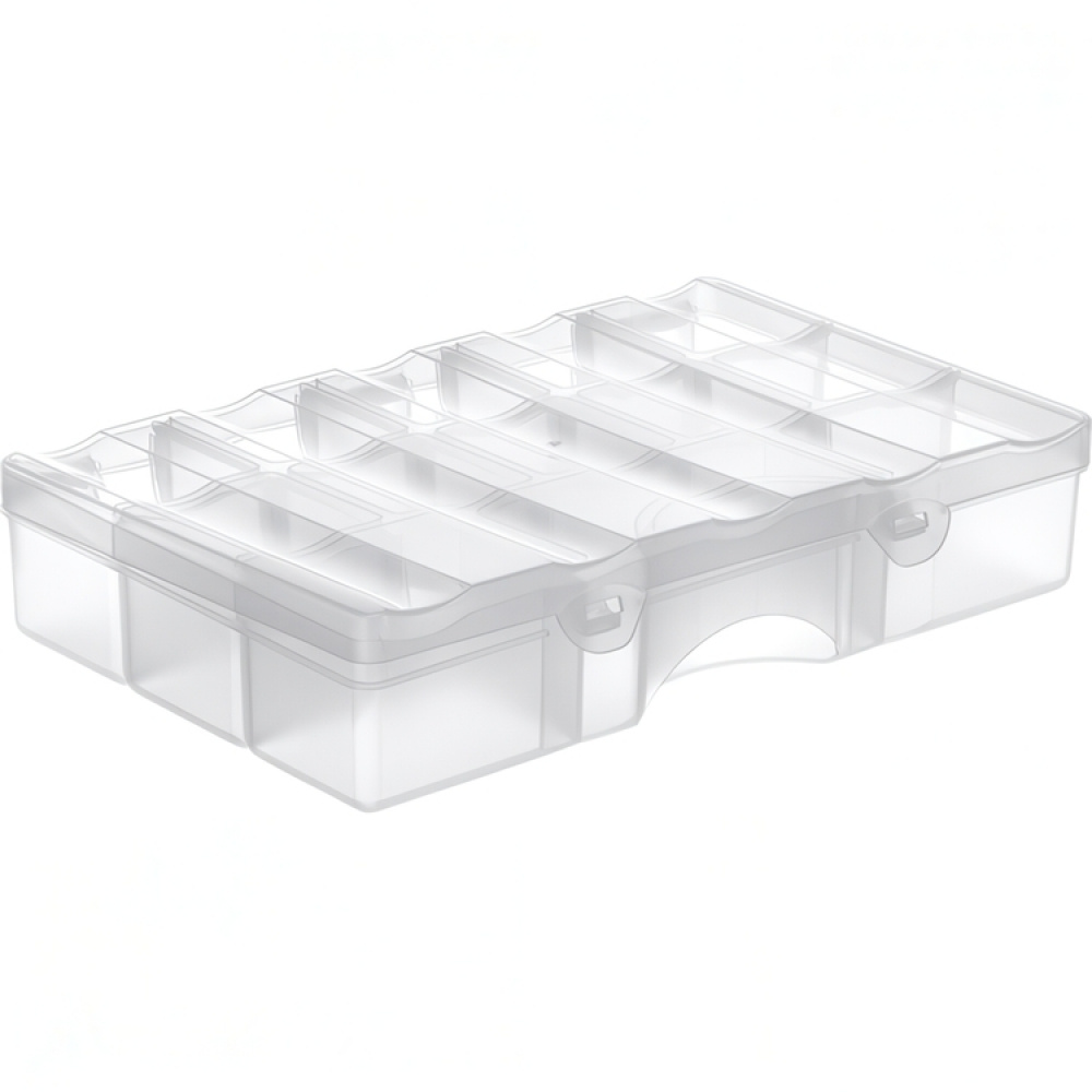 Box with lid, 13 Compartments, SMARTSTORE ORGANIZER MEDIUM, 29 x 19 x H6 cm in the group Storage / Storage boxes / Mini organizers / Boxes at SmartaSaker.se (42790)