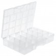 Box with lid, 19 Compartments, SMARTSTORE ORGANIZER LARGE, 38 x 27 x H7cm, Clear Box with lid, 19 Compartments, SMARTSTORE ORGANIZER LARGE, 38 x 27 x H7cm, Clear