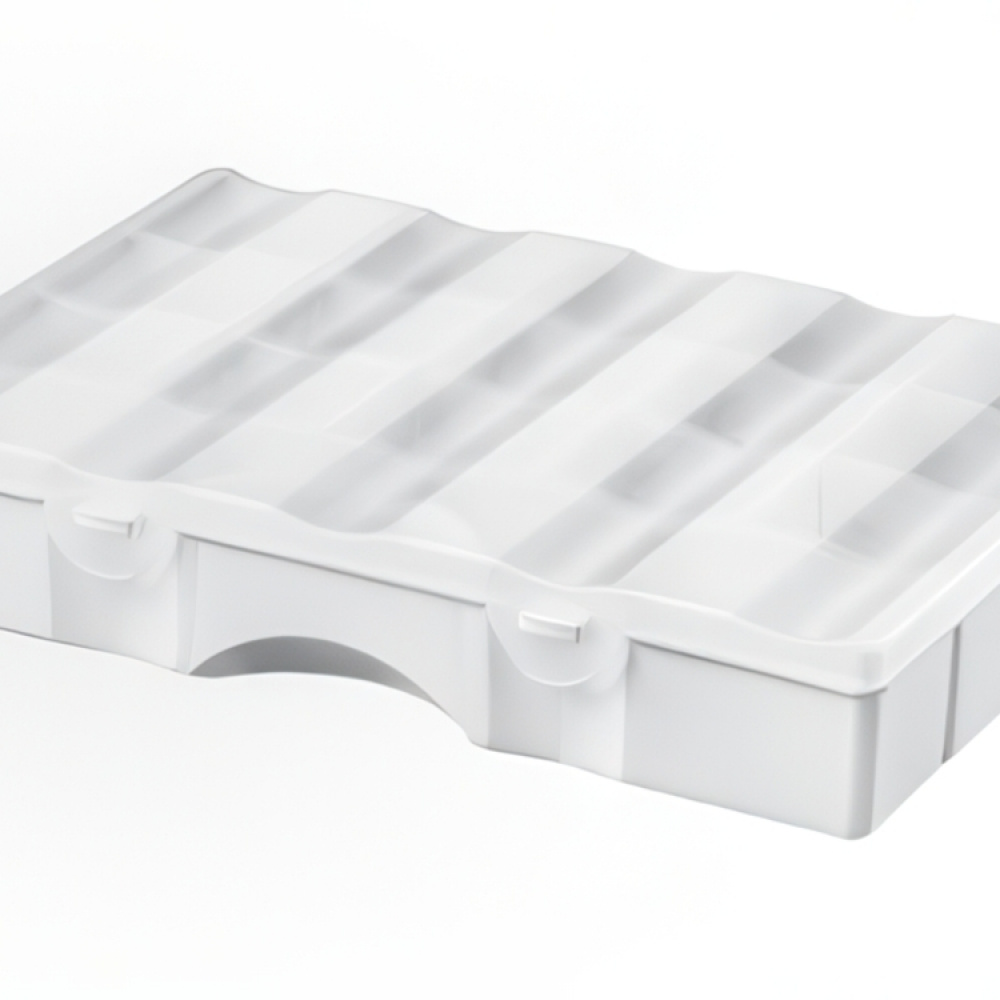 Box with lid, 19 Compartments, SMARTSTORE ORGANIZER LARGE, 38 x 27 x H7cm, Clear in the group Storage / Storage boxes / Mini organizers / Boxes at SmartaSaker.se (42792)