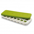 Stackable ice tray with lid, 14 large cubes, QUICKSNAP, Joseph Joseph