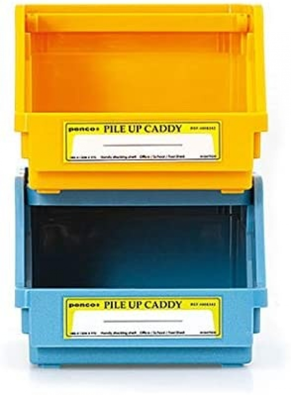 Stackable basket, Open front, PENCO PILE UP CADDY, 18 x 13 x H 9,5 cm, Dark Blue in the group Storage / Storage boxes at SmartaSaker.se (42801-mrkbl)