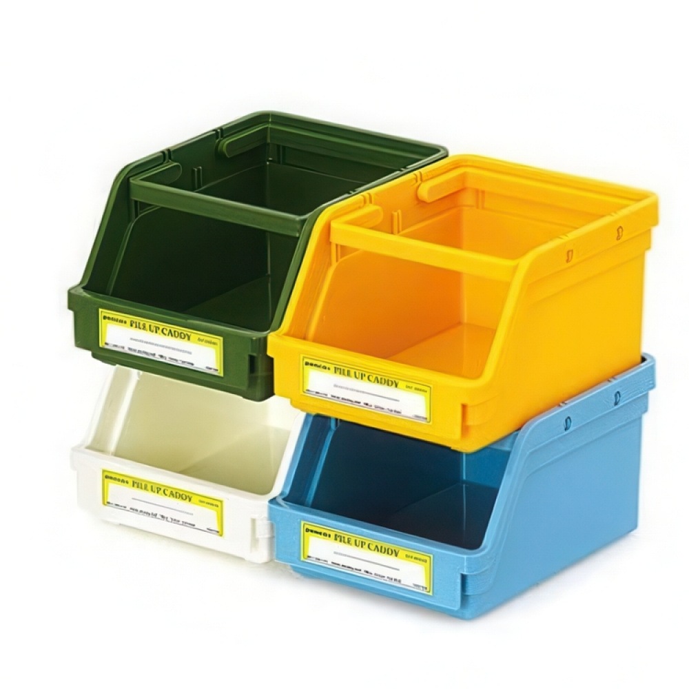 Stackable basket, Open front, PENCO PILE UP CADDY, 18 x 13 x H 9,5 cm in the group Storage / Storage boxes at SmartaSaker.se (42801)