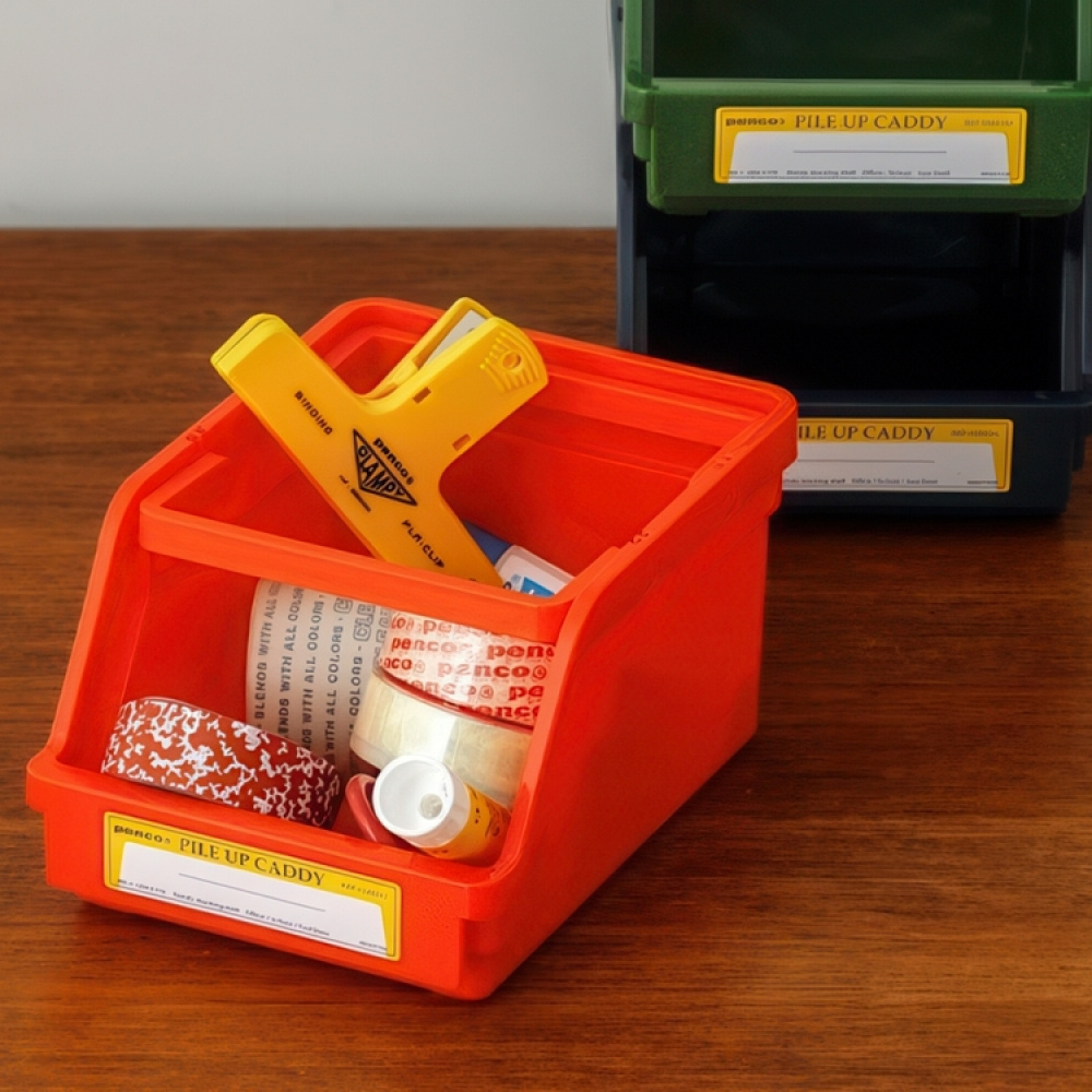 Stackable basket, Open front, PENCO PILE UP CADDY, 18 x 13 x H 9,5 cm in the group Storage / Storage boxes at SmartaSaker.se (42801)