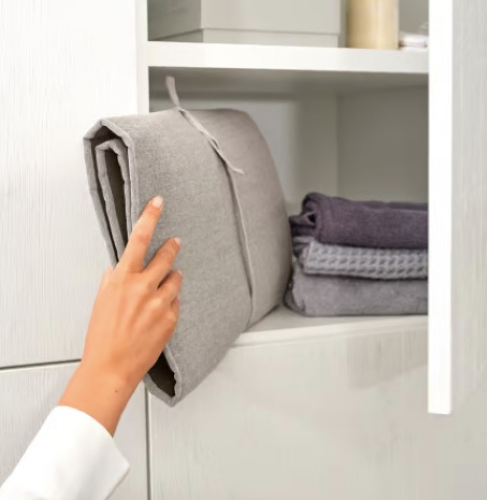 Blanket, Over Door, BRABANTIA DOOR STEAM BLANKET, 51 x 0,8 x H 110 cm , Beige-Grey in the group Storage / Laundry and care / Ironing accessories at SmartaSaker.se (42810)