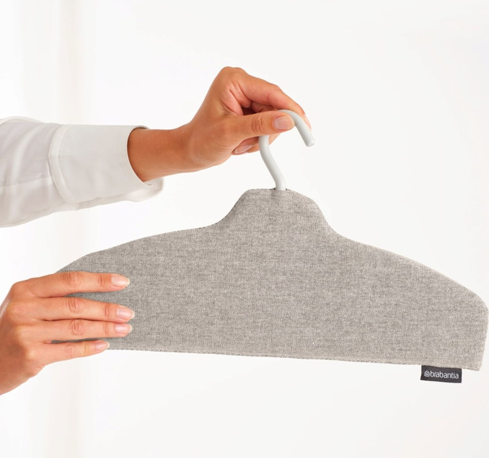 Steam Hanger, BRABANTIA STEAM CLOTHES HANGER, 41,5 x 1,5 x H 22,5 cm, Grey in the group Storage / Laundry and care / Ironing accessories at SmartaSaker.se (42812)