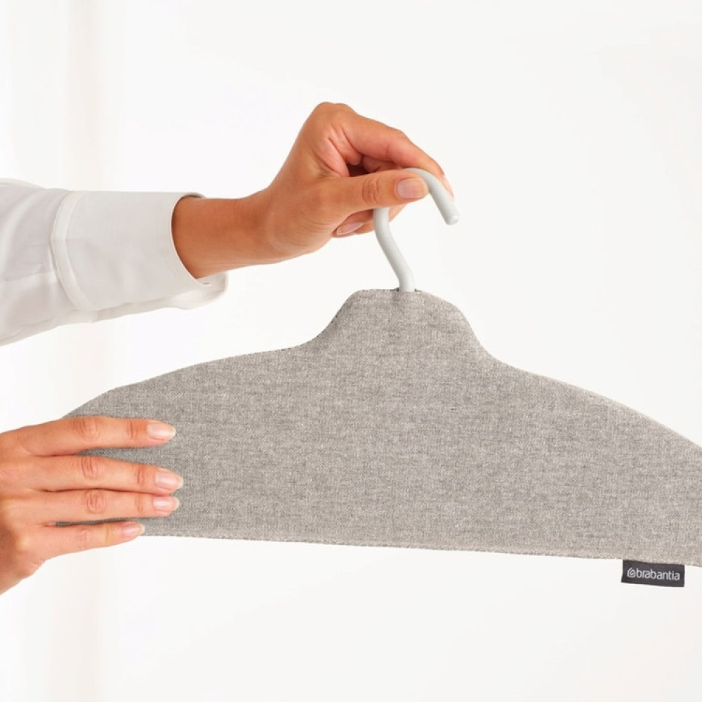 Steam Hanger, BRABANTIA STEAM CLOTHES HANGER, 41,5 x 1,5 x H 22,5 cm, Grey in the group Storage / Laundry and care / Ironing accessories at SmartaSaker.se (42812)
