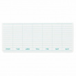 Memo Stickers, PENCO STICKY PAD WEEKLY, 18 x H7,4 cm, White