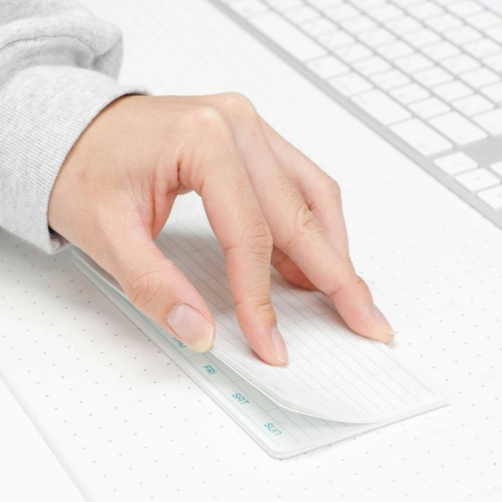 Memo Stickers, PENCO STICKY PAD WEEKLY, 18 x H7,4 cm, White in the group Storage / Office supplies at SmartaSaker.se (42816)