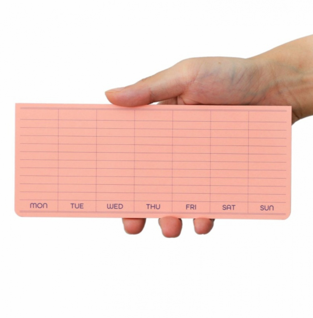 Memo Stickers, PENCO STICKY PAD WEEKLY, 18 x H7,4 cm, White in the group Storage / Office supplies at SmartaSaker.se (42816)