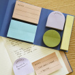 Kit of 5 blocks of sticky notes, Kikkerland