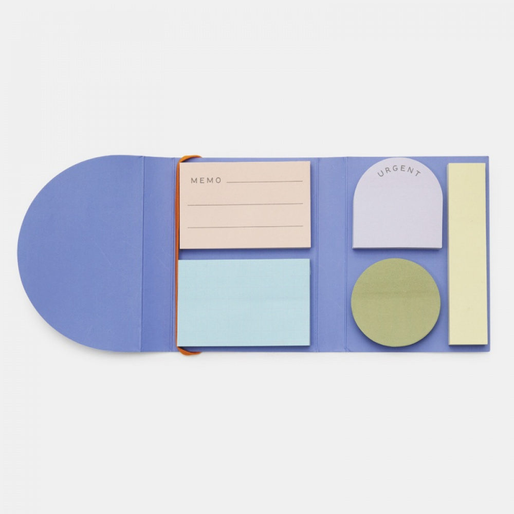  Sticky-Notes, 5 pads, KIKKERLAND, Assorted in the group Storage / Magnets and adhesives / Signs and labels at SmartaSaker.se (42817)