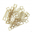 Large Paper Clips, ARROW, Set of 15, Monograph, 2,8 cm, Brass Large Paper Clips, ARROW, Set of 15, Monograph, 2,8 cm, Brass