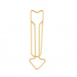 Large Paper Clips, ARROW, Set of 15, Monograph, 2,8 cm, Brass Large Paper Clips, ARROW, Set of 15, Monograph, 2,8 cm, Brass