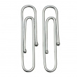 Paper Clips in metal, set of 75, BIG PACK CLASSIC XXL, Silver Paper Clips in metal, set of 75, BIG PACK CLASSIC XXL, Silver