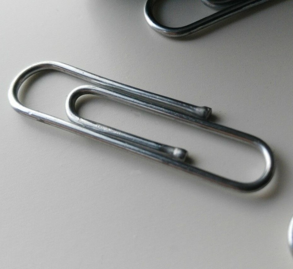 Paper Clips in metal, set of 75, BIG PACK CLASSIC XXL, Silver in the group Storage / Office supplies at SmartaSaker.se (42820)