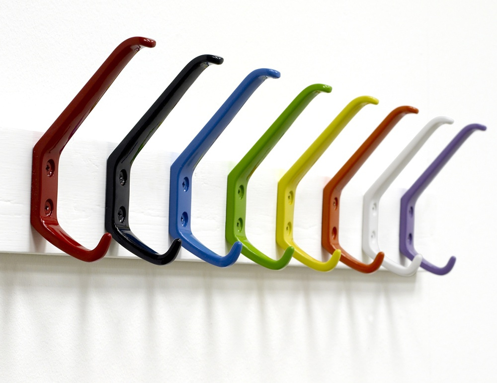 Large hooks, CHILD, set of 2, Habo, 9,6 x H17,5 cm, White in the group Storage / Hallway storage / Hooks and hangers at SmartaSaker.se (42823)