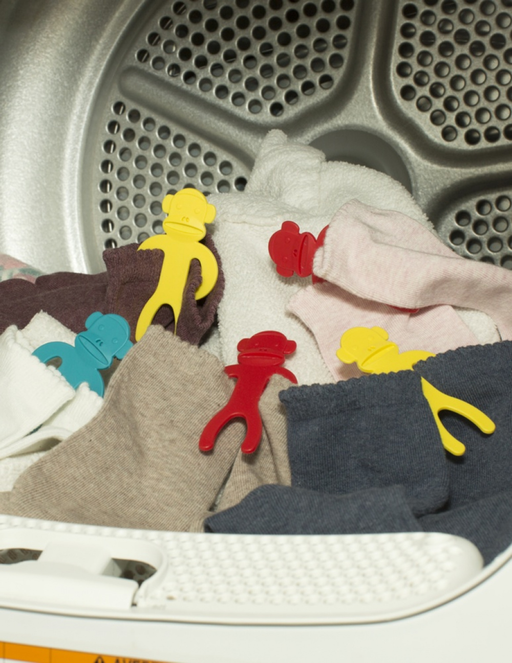 Sock sorters, SOCK MONKEY, 12 pieces, Kikkerland in the group Storage / Laundry and care at SmartaSaker.se (42825)
