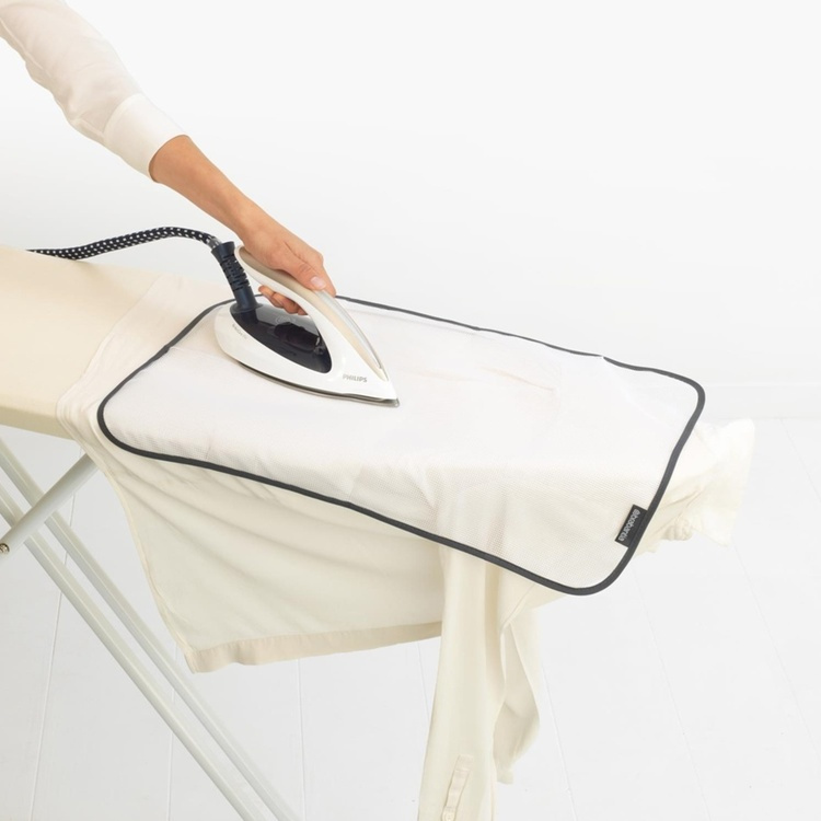Protective Cloth for Ironing, Mesh, BRABANTIA, 60 x 40 cm, White / Black in the group Storage / Laundry and care / Ironing accessories at SmartaSaker.se (42830)