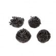 Scrubbing Sponges, Set of 4, ÉPONGES SPIRALES, 6 x H 4 cm, Silver