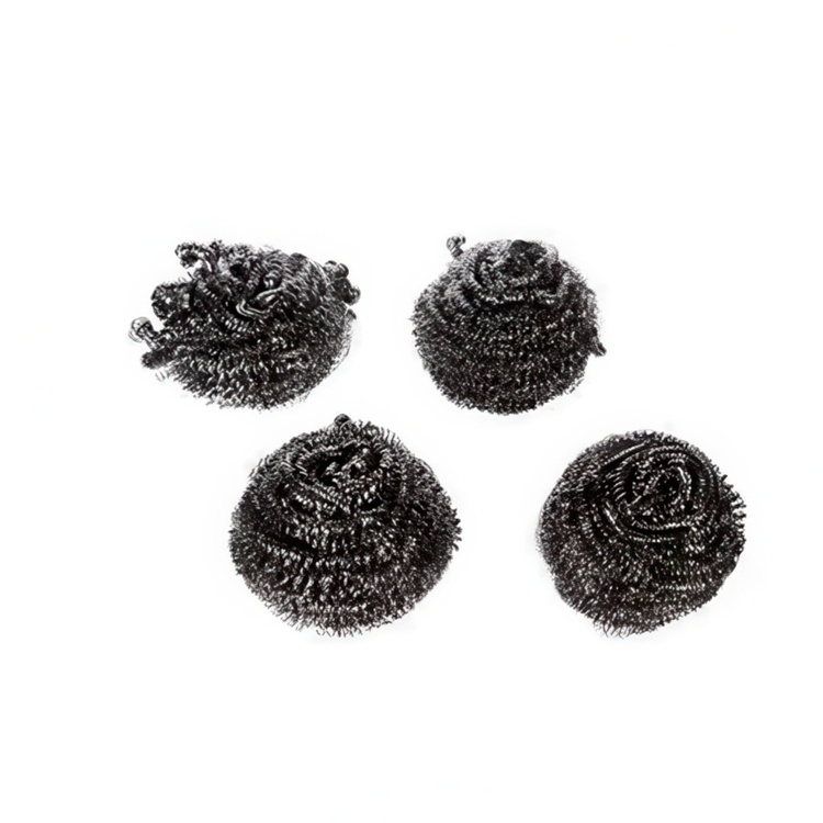 Scrubbing Sponges, Set of 4, ÉPONGES SPIRALES, 6 x H 4 cm, Silver in the group Storage / Cleaning and waste sorting / Cloths and brushes at SmartaSaker.se (42840)