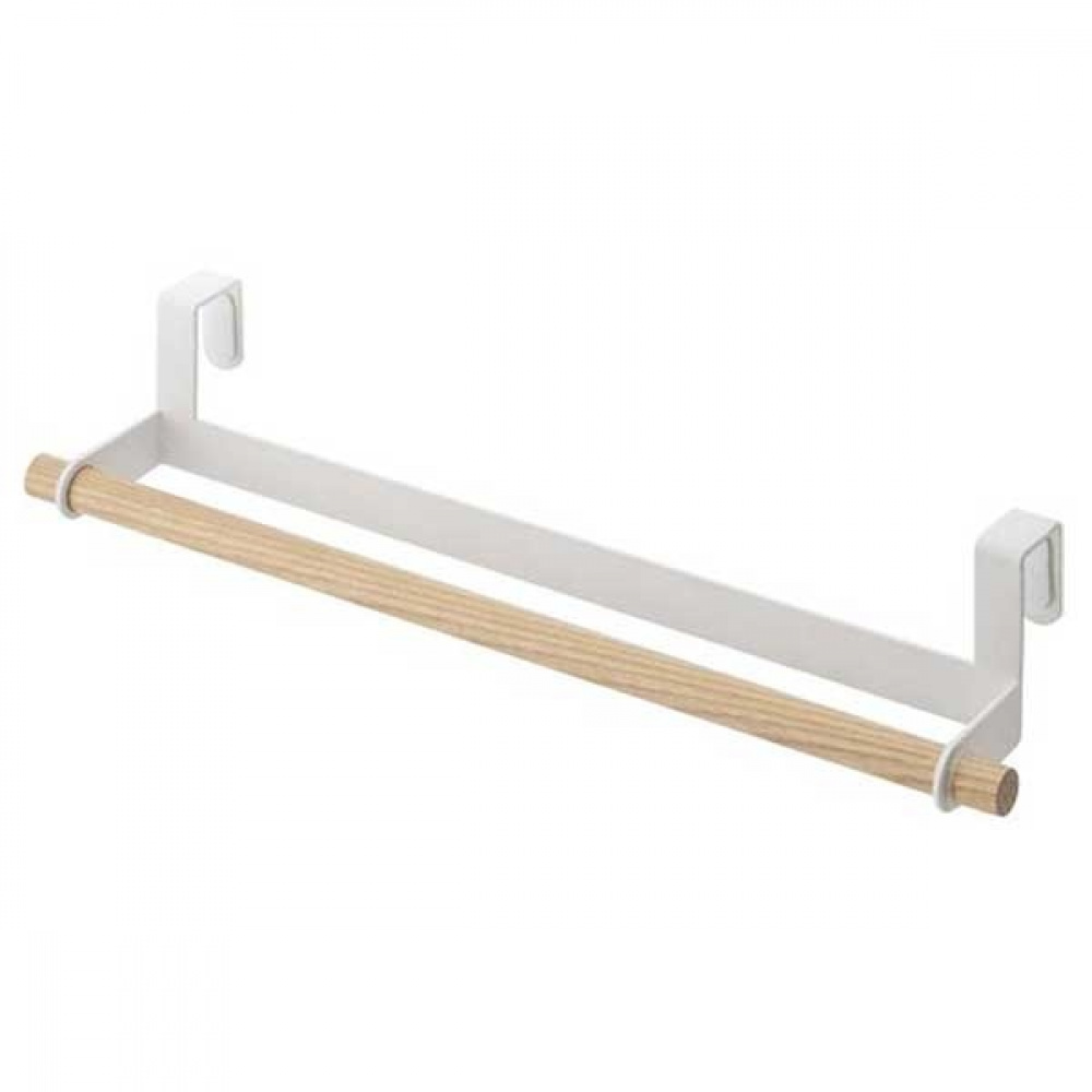 Kitchen Towel Hanger, Over Cabinet Door, TOSCA, Large, Yamazaki, White in the group Storage / Bedroom storage / Over door hooks at SmartaSaker.se (42842)